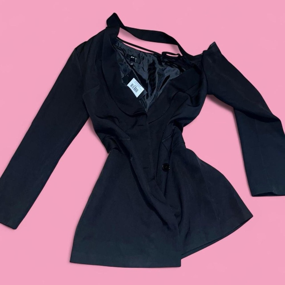 EGO Black Asymmetrical Dress - Picture 4 of 6